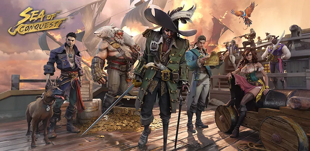 Sea of Conquest: Pirate War v1.1.650 MOD APK (Menu, Game Speed)