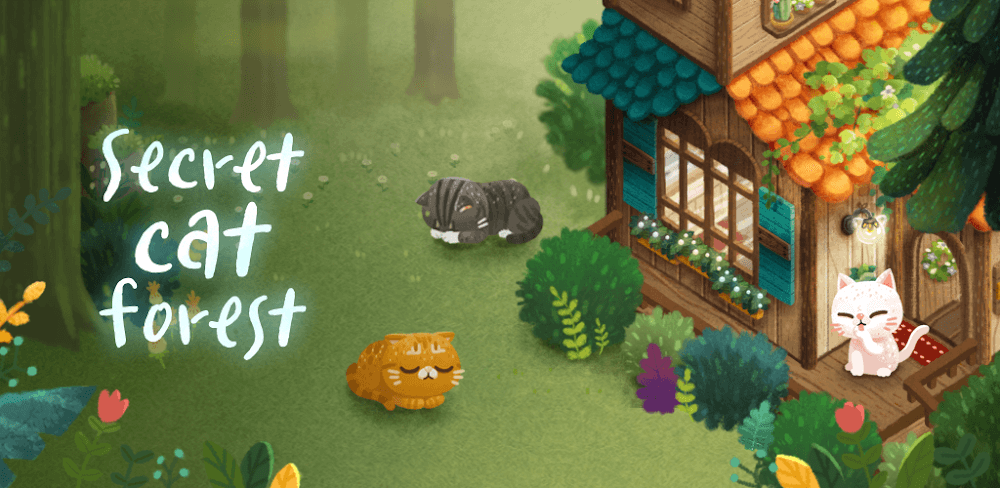 Secret Cat Forest v1.9.68 MOD APK (Unlimited Wood)