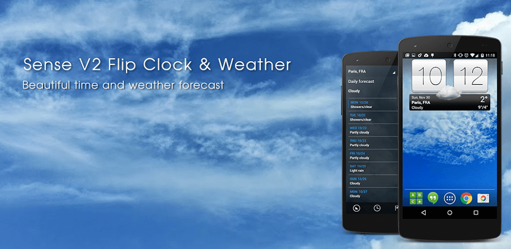 Sense V2 Flip Clock & Weather v7.20.2 MOD APK (Premium Unlocked)