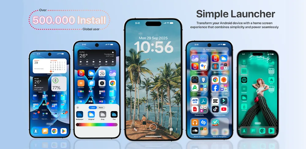 Simple Launcher - Home Screen v3.1.2 MOD APK (Premium Unlocked)