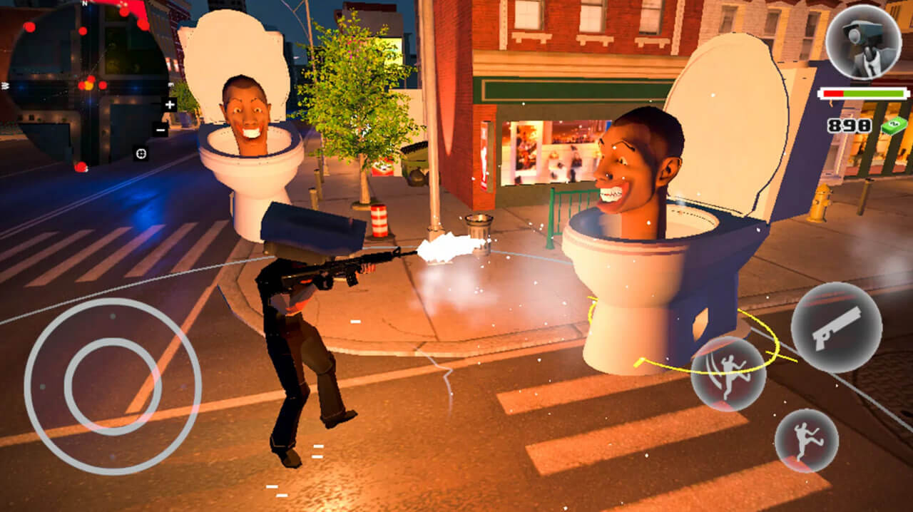 Skibidi War - Toilets Attack v1008 MOD APK (Menu, Money, God Mode)