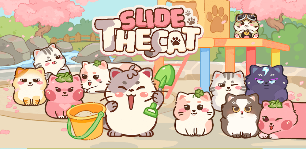 Slide The Cat MOD APK v1.0.49 (Unlimited Money, Free Purchases)