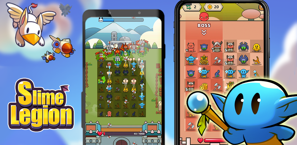 Slime Legion v3.0.0 MOD APK (Defense Multiplier, God Mode)