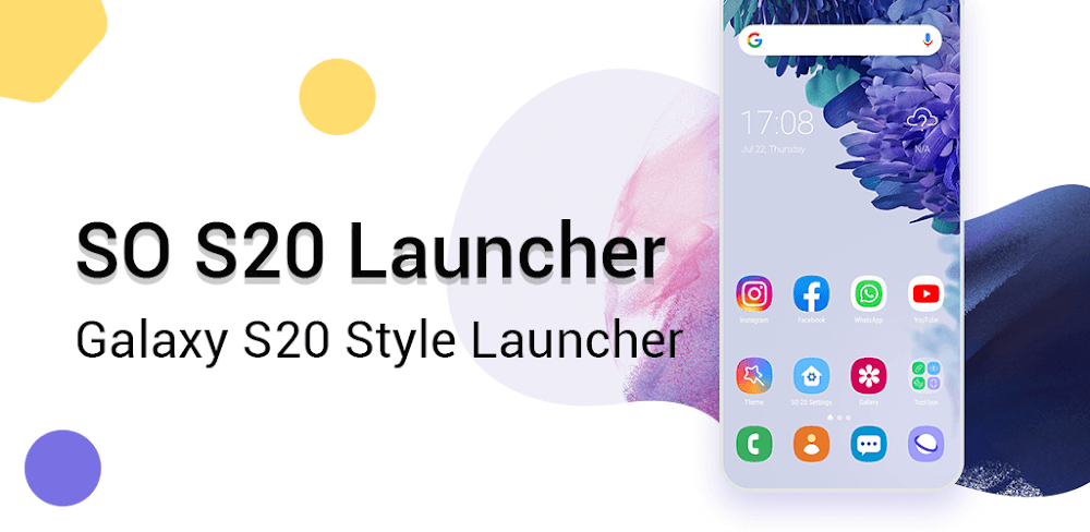 SO S20 Launcher v4.3.5 APK + MOD (Prime Unlocked)