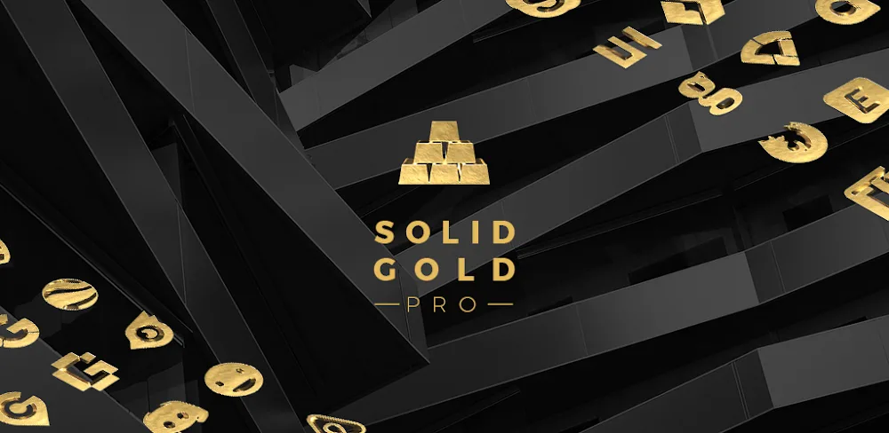 Solid Gold Pro - Icon Pack v3.6.7 APK (Full Version)