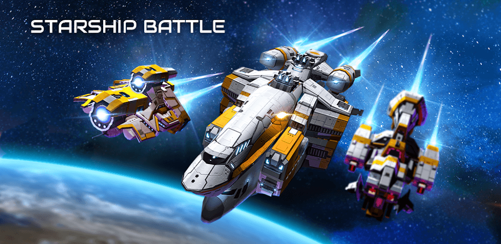 Starship Battle MOD APK v2.3.6 (Unlimited Diamonds/Minerals)