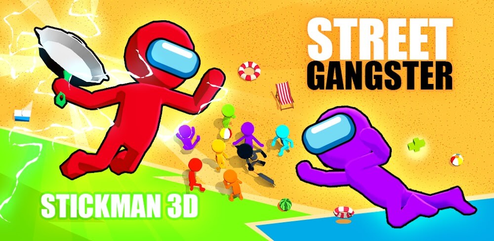 Stickman 3D - Street Gangster v1.0.6 MOD APK (Unlimited Money, Speed)
