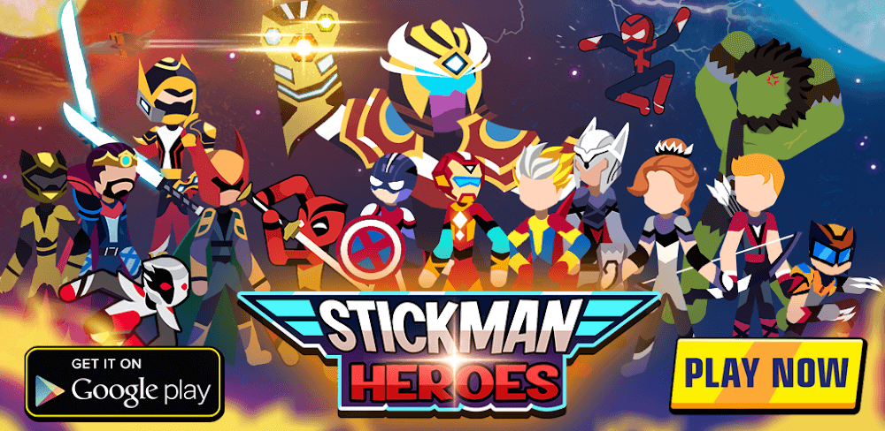 Stickman Heroes: Battle of God v0.5.0 MOD APK (God Mode, Unlimited Skill)