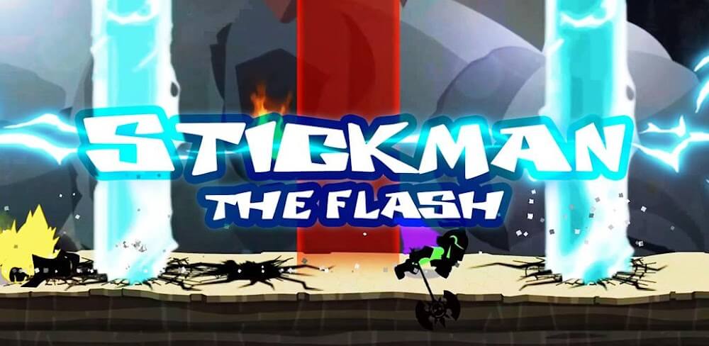 Stickman The Flash v1.78.6 MOD APK (God Mode, Unlocked Map)