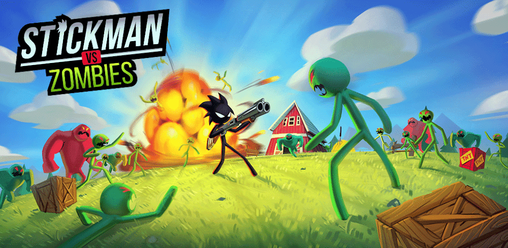 Stickman vs Zombies v1.5.46 MOD APK (Unlimited Coins, Grenade)