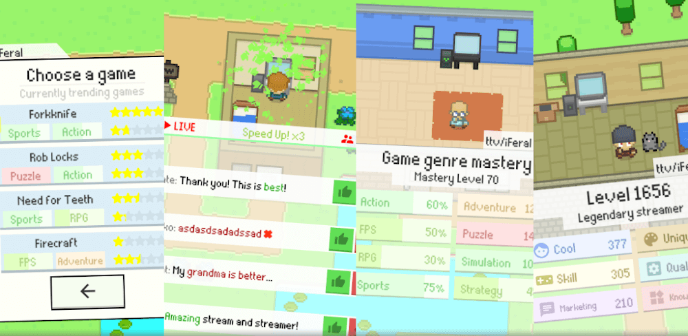 Streamer Sim Tycoon v1.10 MOD APK (Free Shopping)