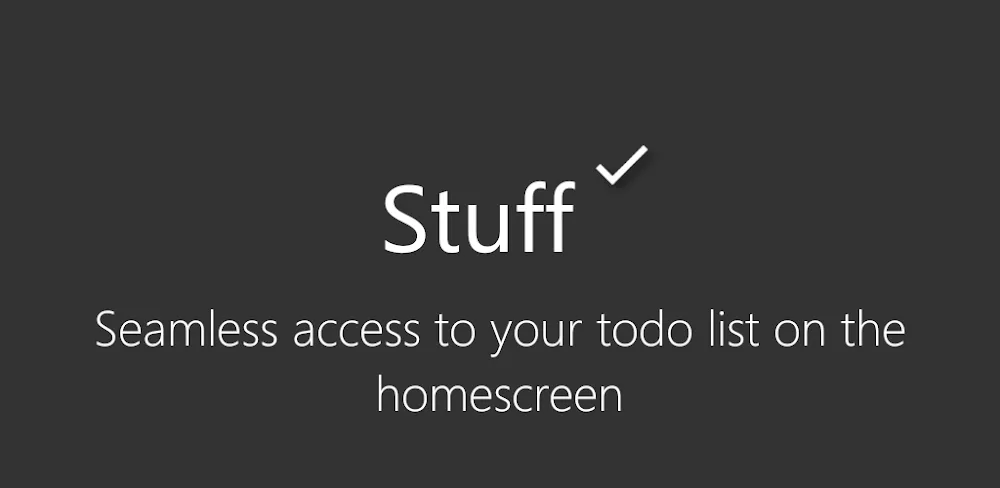Stuff - To Do List Widget v6.0.1 MOD APK (Premium Unlocked)