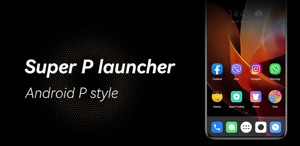 Super P Launcher v9.5.5 MOD APK (Premium Unlocked)