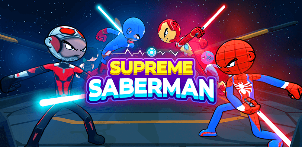 Supreme Saberman Stickman v8.7 MOD APK (One Hit, No ADS)