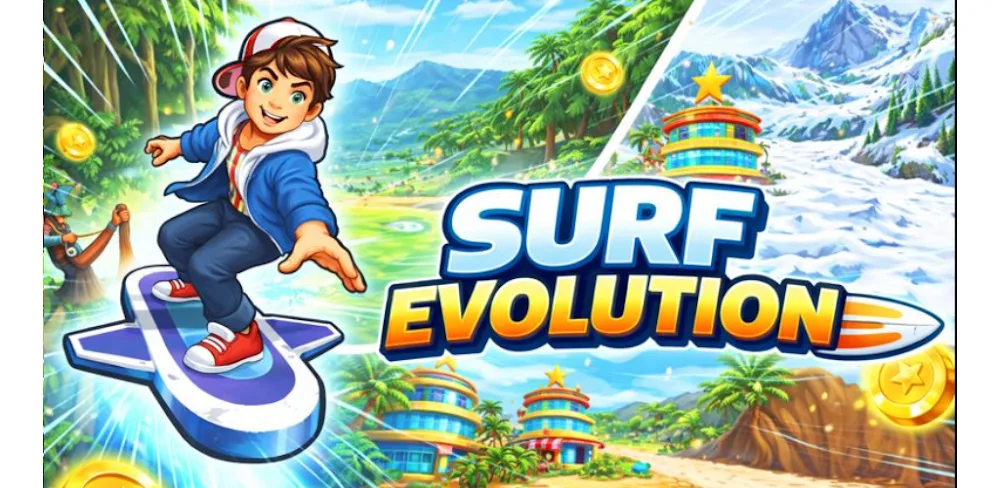 Surf Evolution v1.0.7 MOD APK (Unlimited Money)