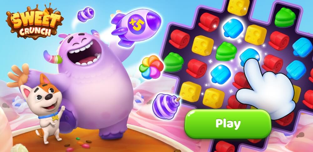 Sweet Crunch v2.2.4 MOD APK (Unlimited Coins)
