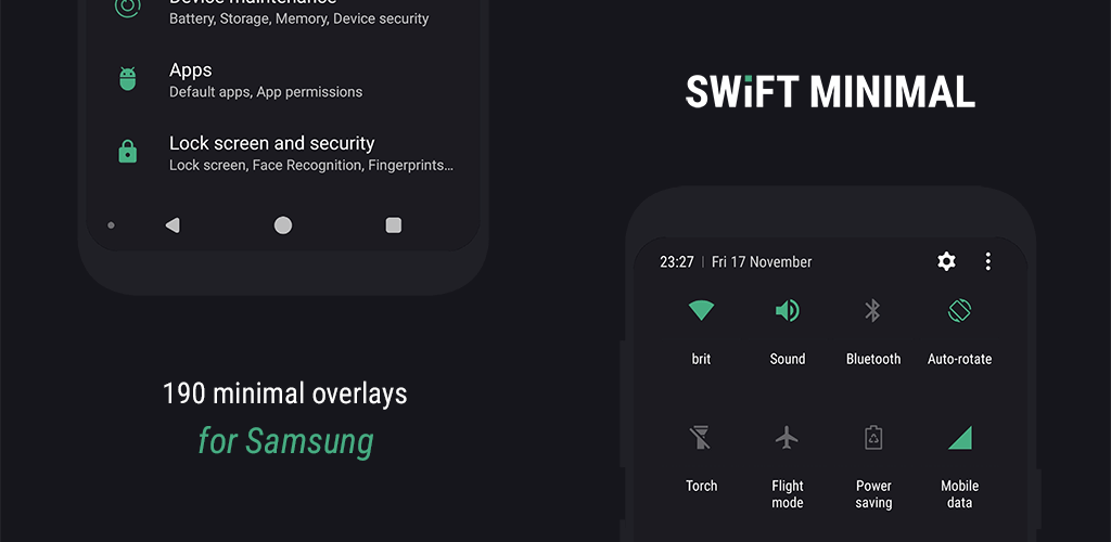 Swift Minimal for Samsung v320 APK (Patched)