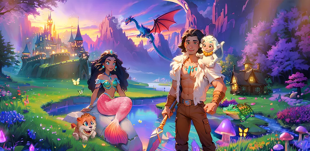 Tales & Dragons: Merge Puzzle v0.63 MOD APK (Free Purchase)