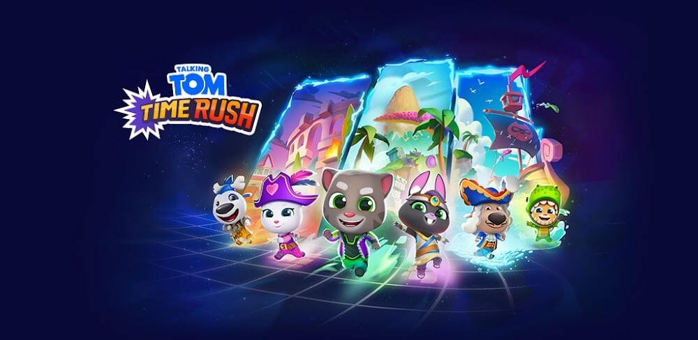 Talking Tom Time Rush MOD APK v1.4.5.18472 (Unlimited Money)