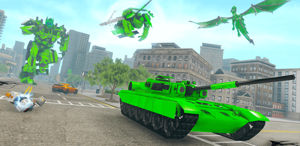 Tank Robot Showdown Robot Game v2.4.3 MOD APK (God Mode)