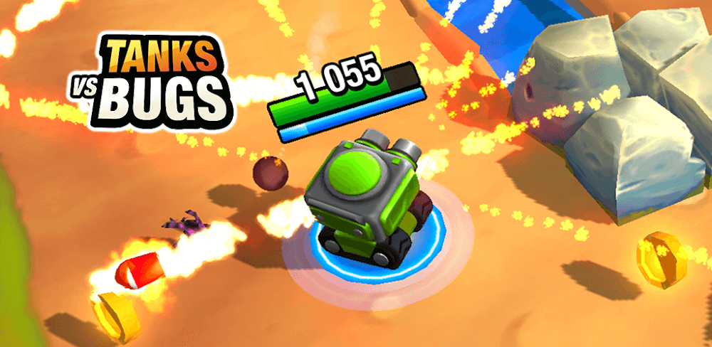 Tanks vs Bugs v1.2.7 MOD APK (High Damage, Health)