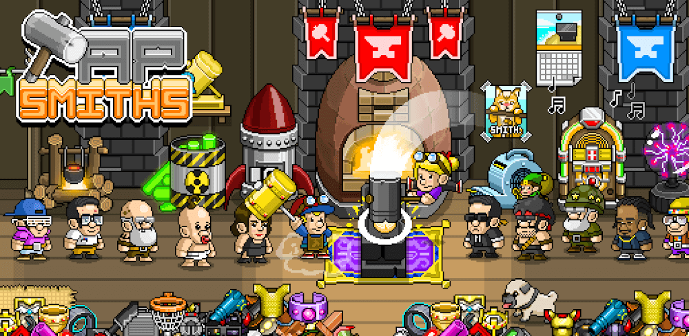 Tap Smiths v1.3.07 MOD APK (Free Upgrade, Purchase)