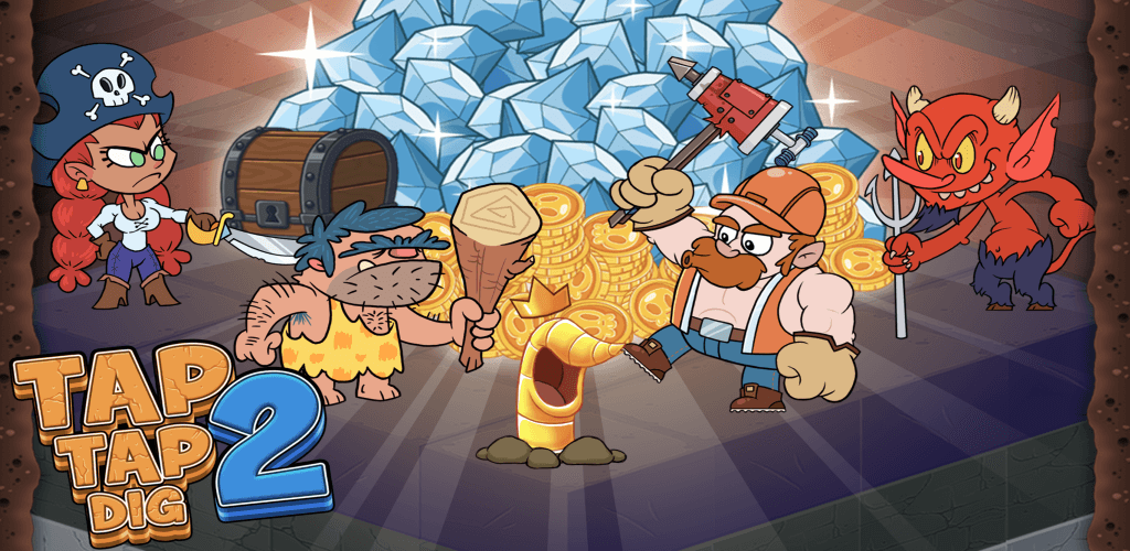 Tap Tap Dig 2 v0.6.6 MOD APK (Diamonds, Keys, No Skill CD)