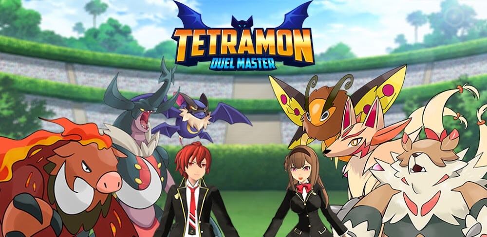 Tetramon Monster Battles TCG v1.32 MOD APK (One Hit, High Heal)