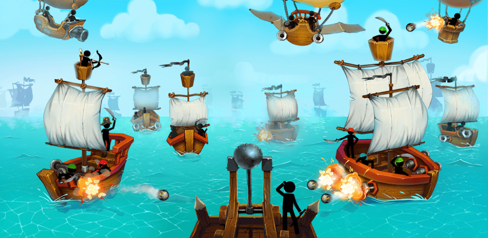 The Catapult: Castle Clash with Stickman Pirates v1.8.6 MOD APK (Unlimited Money)