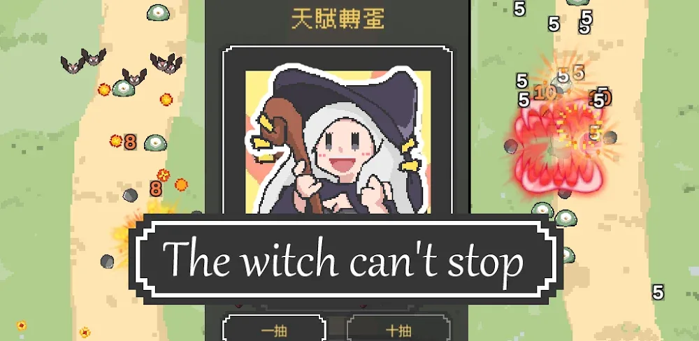 The witch can't stop v8 MOD APK (Menu, Godmode, Defense, Add Gems)