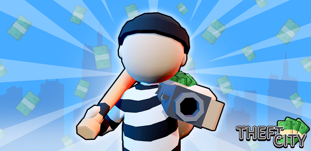 Theft City v1.1.9.1 MOD APK (Money, Free Shopping)