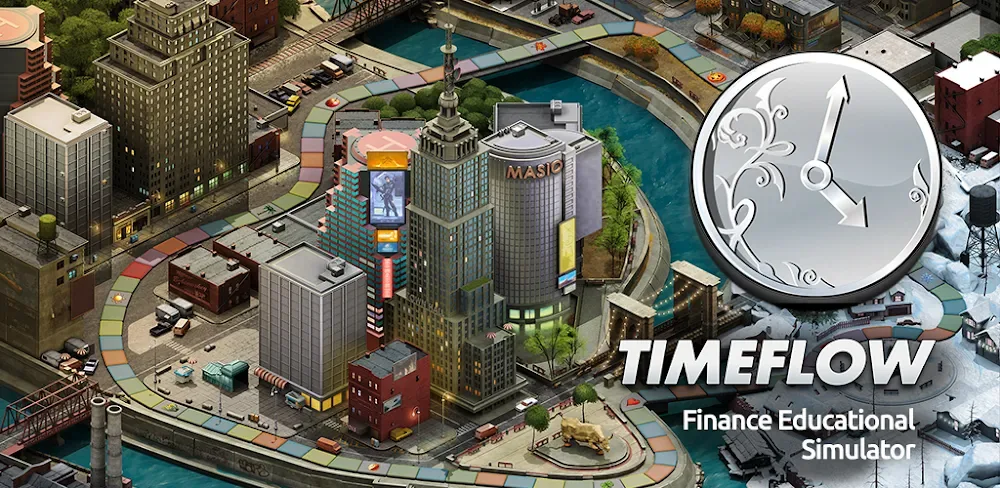 Timeflow Business Tycoon v13.1.10 MOD APK (Free Purchases)