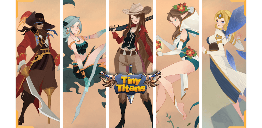 Tiny Titans - AFK Auto Battles v1.1.10 MOD APK (Speed Map)