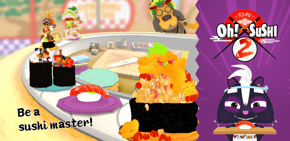 TO-FU Oh!SUSHI 2 v1.8 MOD APK (Unlimited Money)