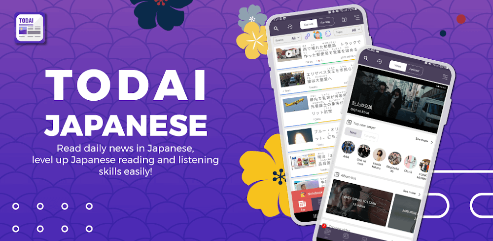 TODAI: Easy Japanese News v5.3.2 MOD APK (Premium Unlocked)