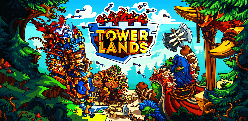 Towerlands v4.1.1.1 MOD APK (Free Shopping, Dumb Bot)