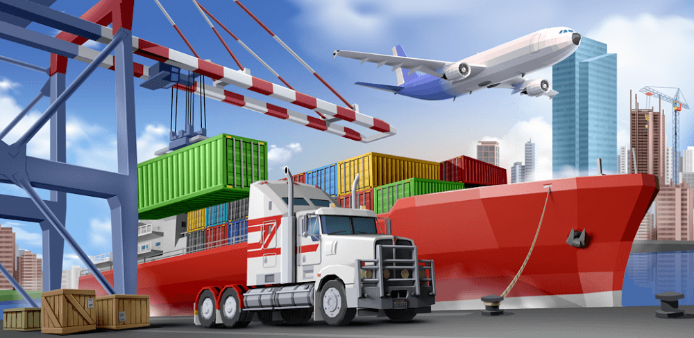 Transport Tycoon Empire v2.9.0 MOD APK (Free Rewards, No ADS)