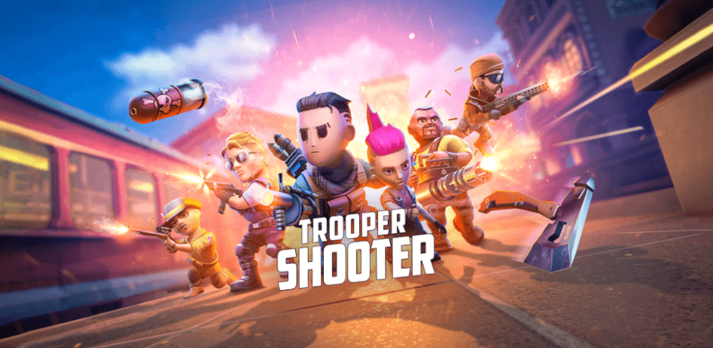Trooper Shooter v2.9.4 MOD APK (Dumb Enemy/Enemies is not Shoot)