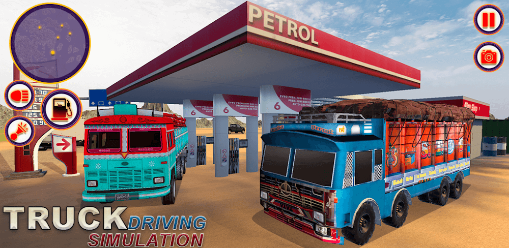 Truck Driving Simulator Games v4.3.5 MOD APK (Unlock All Levels, Speed)