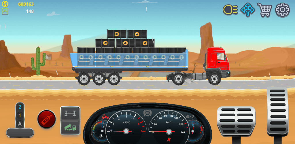 Trucker Real Wheels v4.13.3 MOD APK (Unlimited Money)