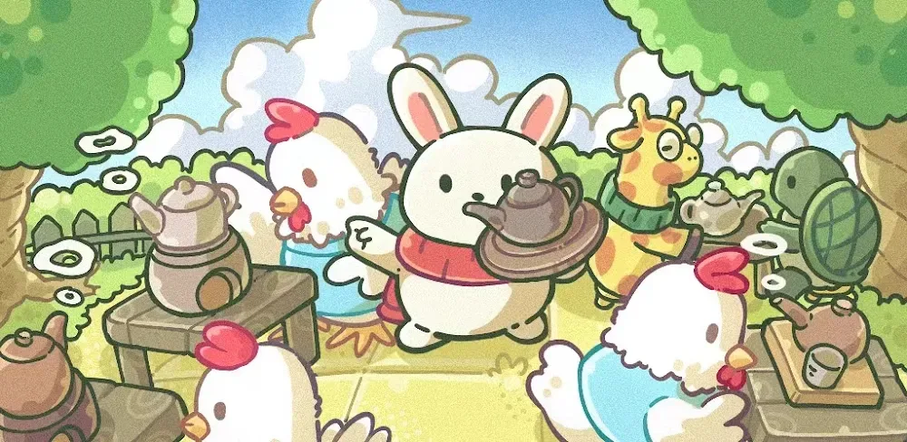 Tsuki Tea House Idle Journey v1.0.26 MOD APK (Carrot No Decrease, Gold Carrot Injection)