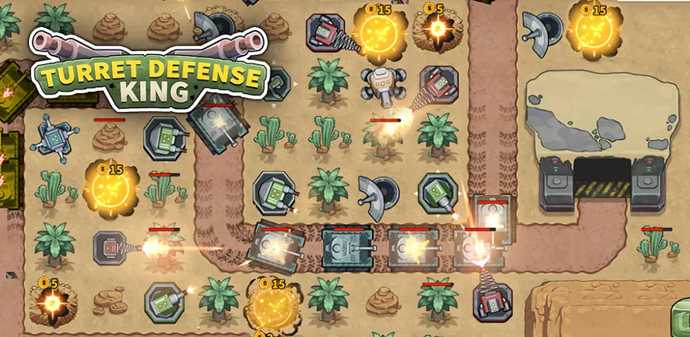 Turret Defense King v1.2.36 MOD APK (Menu, Currencies, Unlocked All)