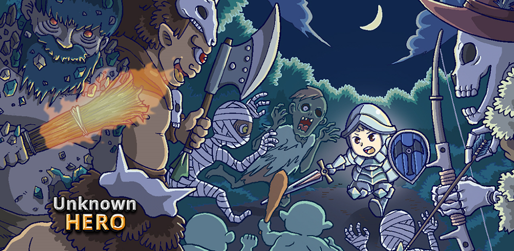Unknown HERO v3.0.301 MOD APK (No Skill CD/High Damage/God mode)