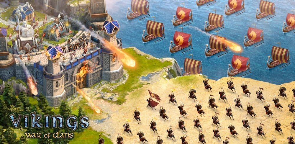 Vikings: War of Clans v6.7.1.1114 MOD APK (Speed Hack)