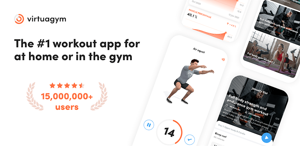 Virtuagym Fitness v12.0.1 MOD APK (Pro Unlocked)