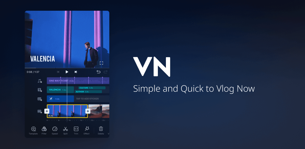 VlogNow - VN Video v2.11.0 APK (Premium Unlocked)