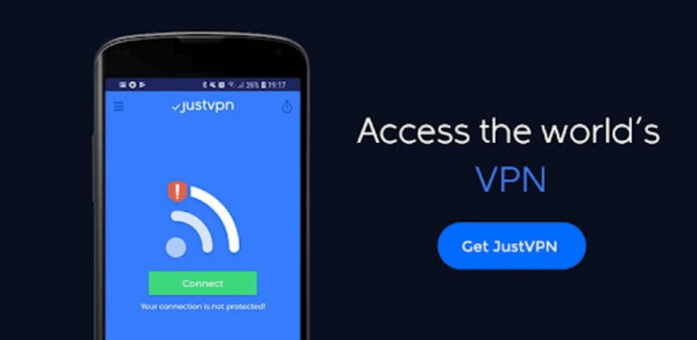 JustVPN v1.9.4.3 MOD APK (Premium Unlocked)