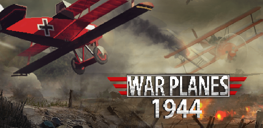 Warplanes 1944 WW2 War Flight v1.9 MOD APK (Free Shopping)