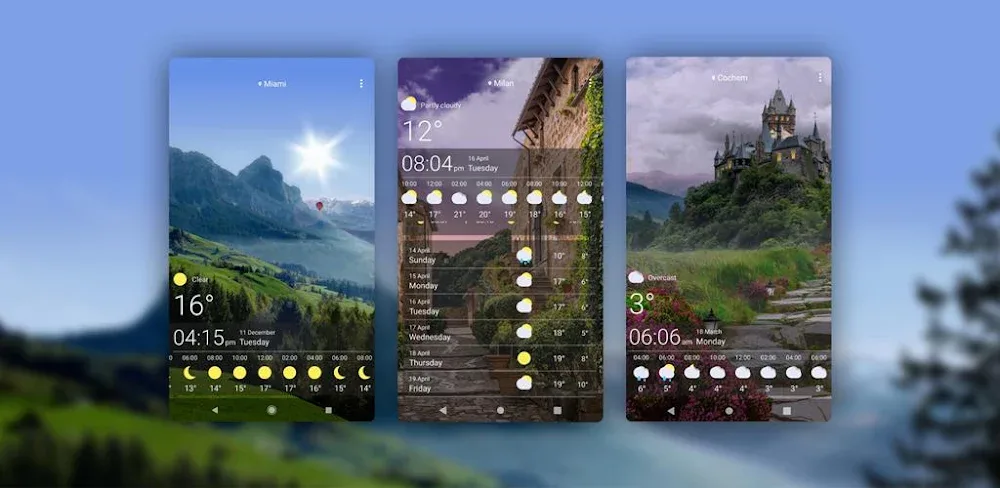 Weather Live Wallpapers v2.26.0 MOD APK (Premium Unlocked)
