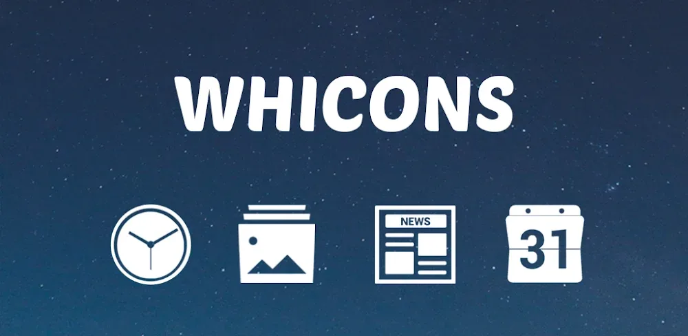 Whicons - White Icon Pack v25.0.51 APK (Full Version)
